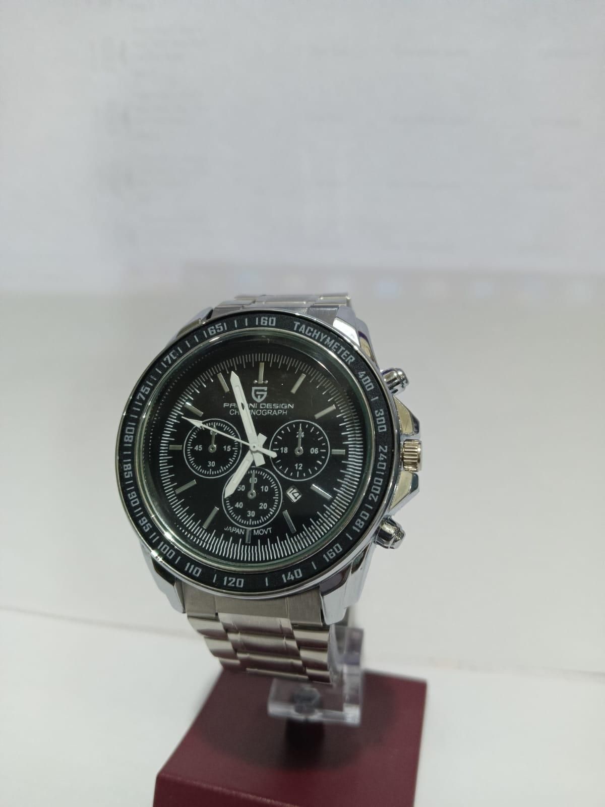 Men Silver Strap Watch